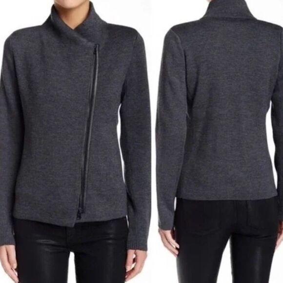 Vince wool and leather jacket size XS - Picture 1 of 6